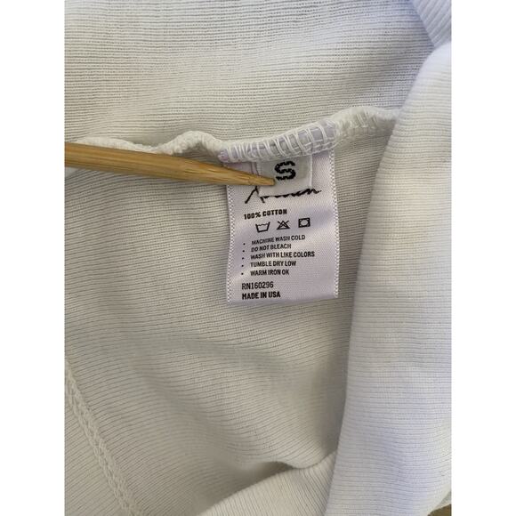 Rowan Women's Pruitt 100% Cotton White Racerback Tank S Minimalist Casual USA - Picture 5 of 9